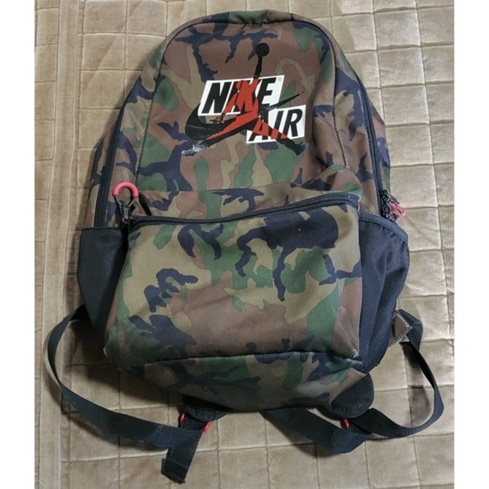 Nike Air Jordan Jumpman Kids Large Backpack Camo 13" 9A0381-650